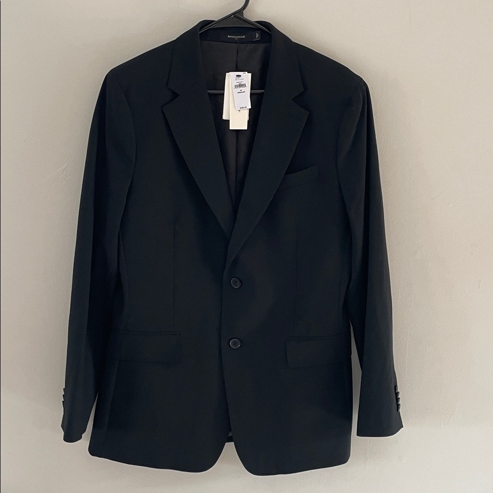 Banana Republic Tailored Fit Men's Black Blazer 40R